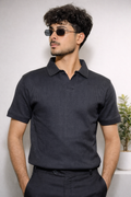 Johnny Collar Polo Black